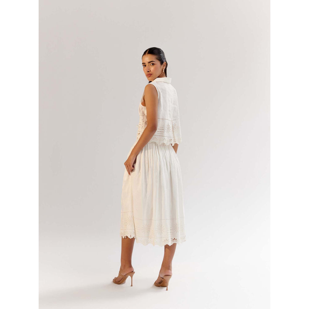 NOIB Freya Skirt - White