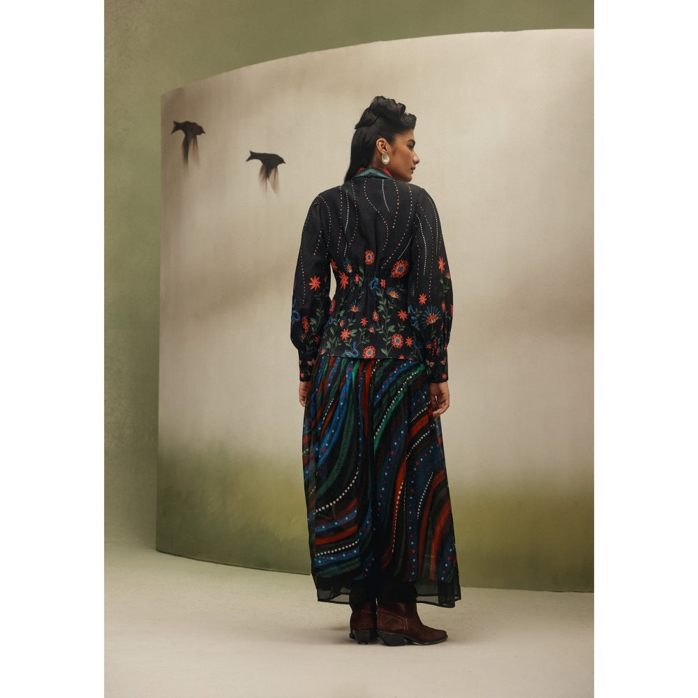 NOIB Black Avery Maxi - Garden Dancers