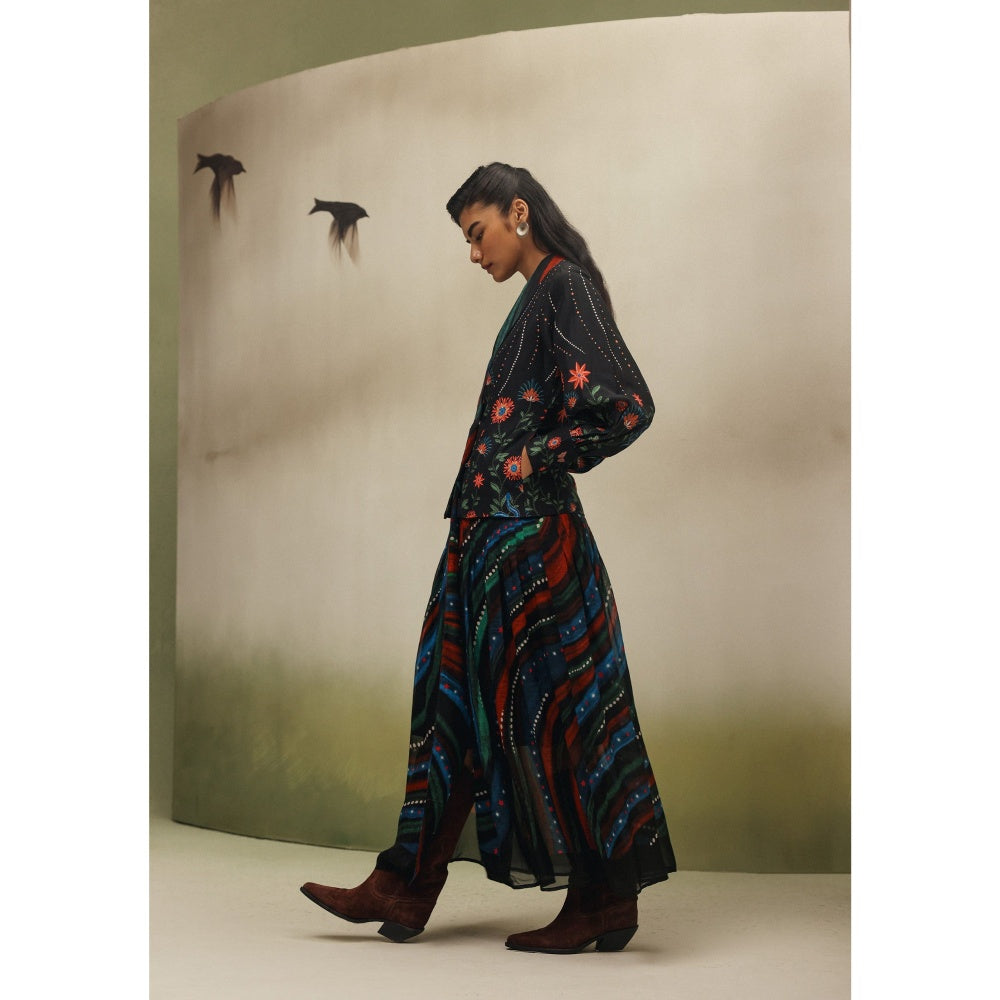 NOIB Black Avery Maxi - Garden Dancers