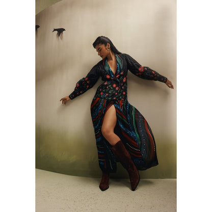 NOIB Black Avery Maxi - Garden Dancers