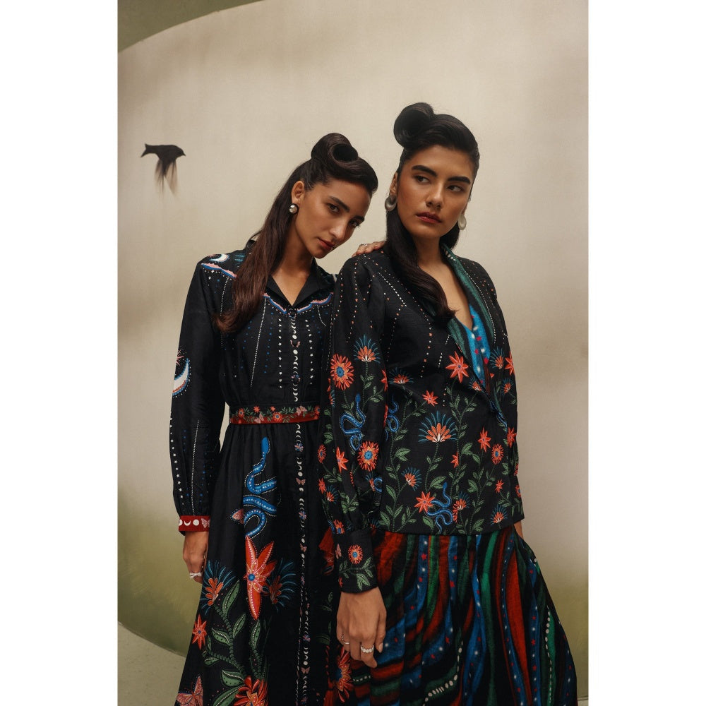 NOIB Black Avery Maxi - Garden Dancers