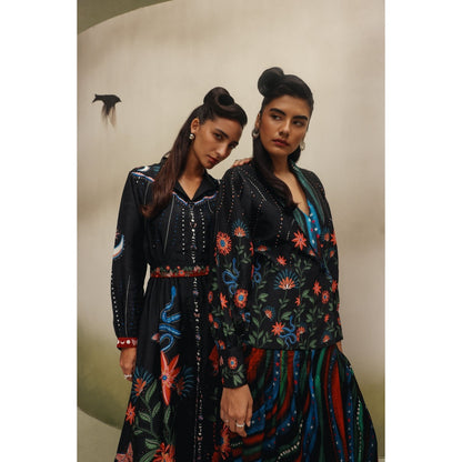 NOIB Black Avery Maxi - Garden Dancers