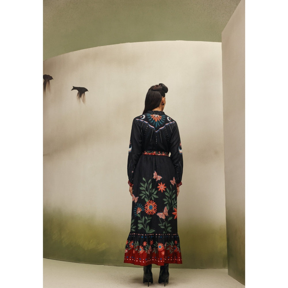NOIB Black Celia Maxi - Garden Dancers