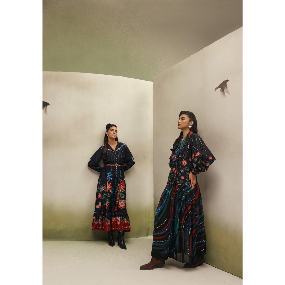 NOIB Black Celia Maxi - Garden Dancers