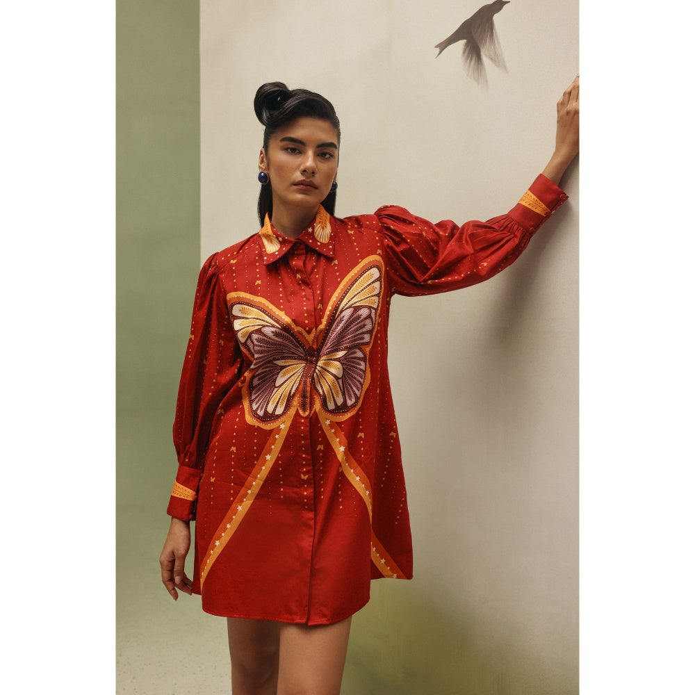 NOIB Red Thais Mini - Wings Of Wonder