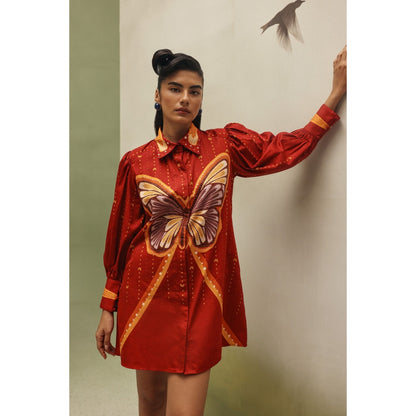 NOIB Red Thais Mini - Wings Of Wonder