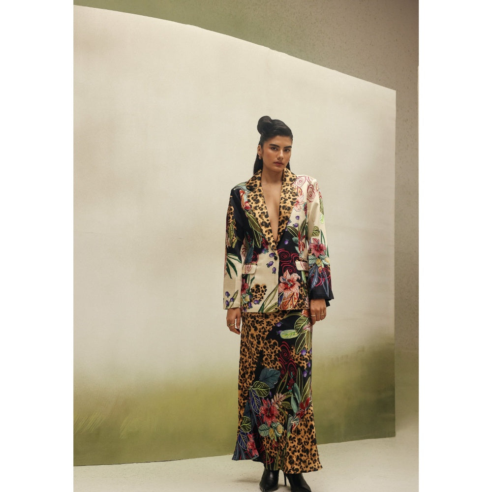 NOIB Multi Coloured Riva Blazer - Wildflower
