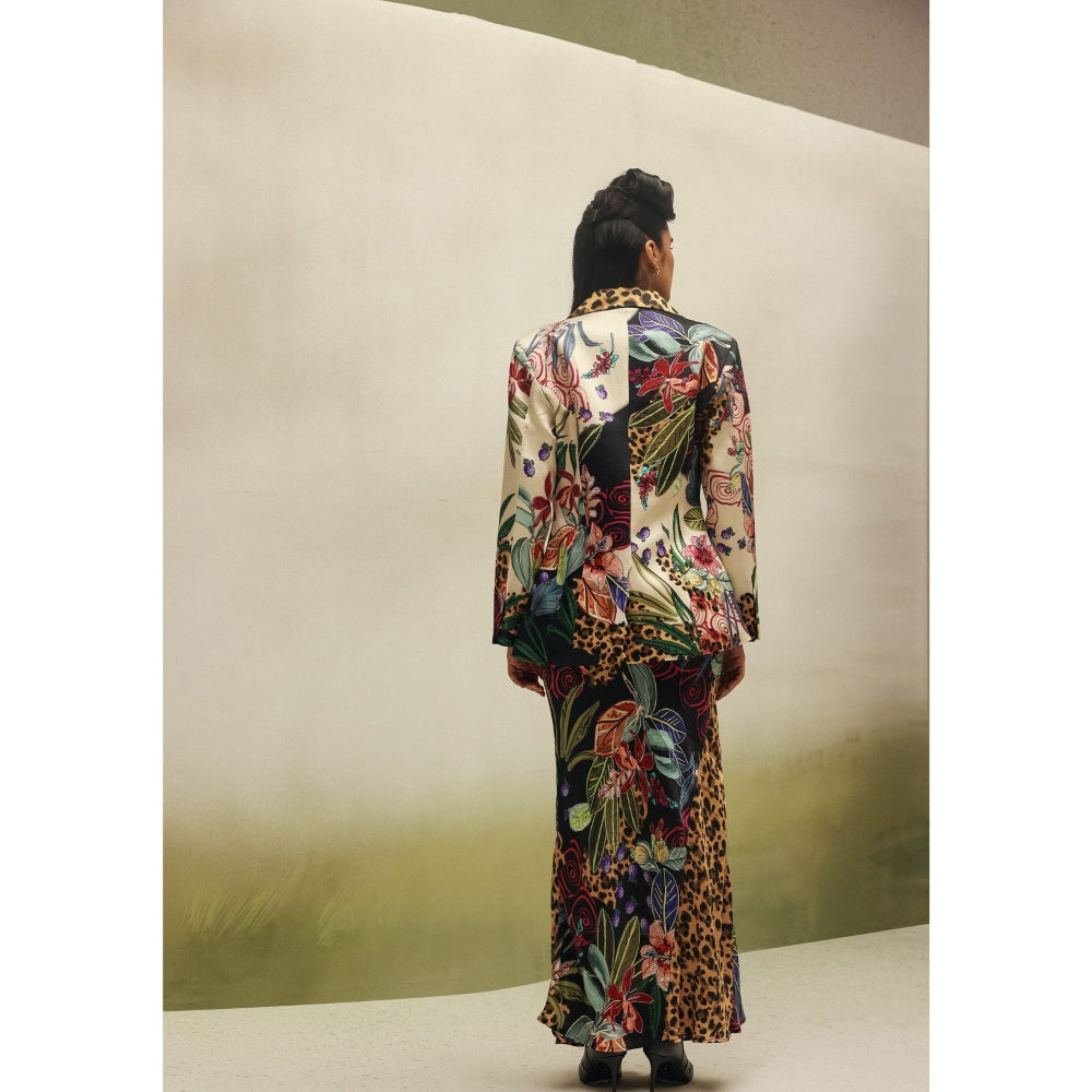 NOIB Multi Coloured Riva Blazer - Wildflower