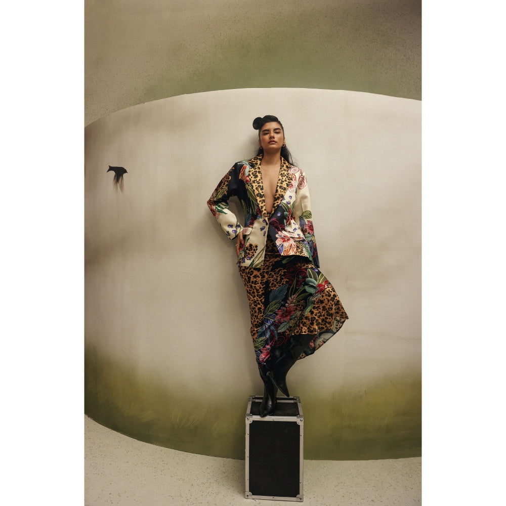 NOIB Multi Coloured Riva Blazer - Wildflower