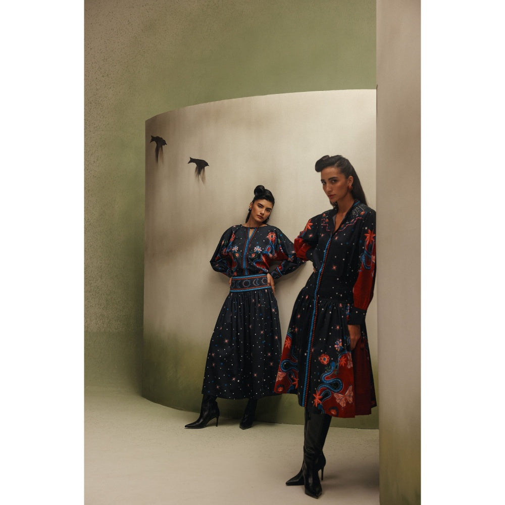 NOIB Black Elle Skirt - Garden Dancers