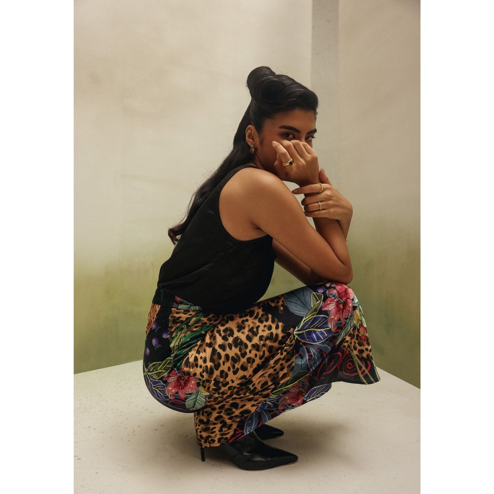 NOIB Brown Ivy Skirt - Wildflower