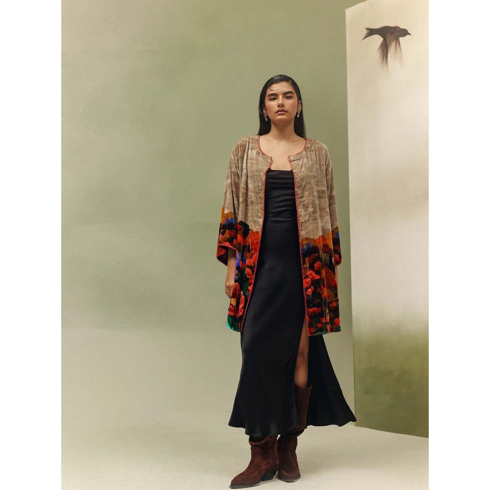 NOIB Multi Coloured Demi Shrug - Highland