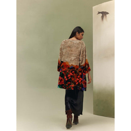 NOIB Multi Coloured Demi Shrug - Highland