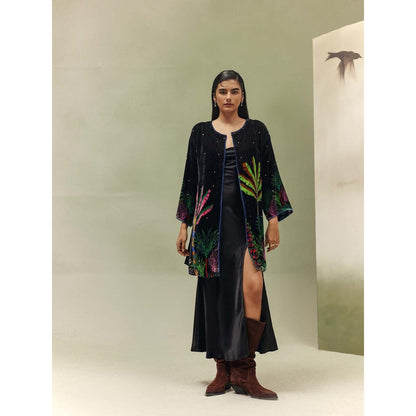 NOIB Black Demi Shrug - Night Safari