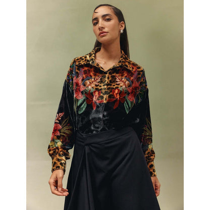 NOIB Black Aurea Shirt - Wildflower