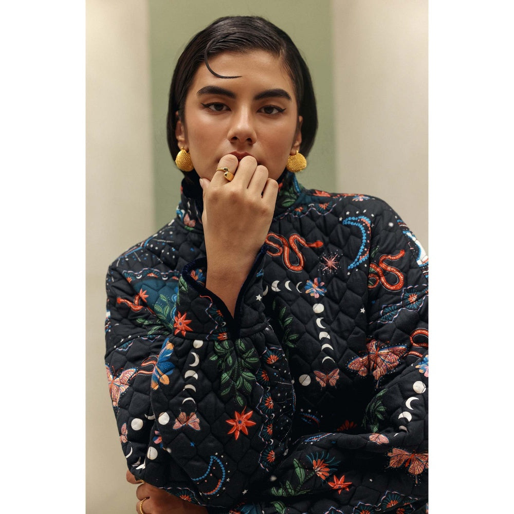 NOIB Black Nico Jacket - Garden Dancers