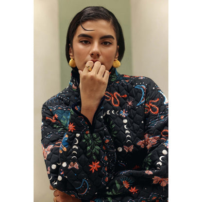NOIB Black Nico Jacket - Garden Dancers