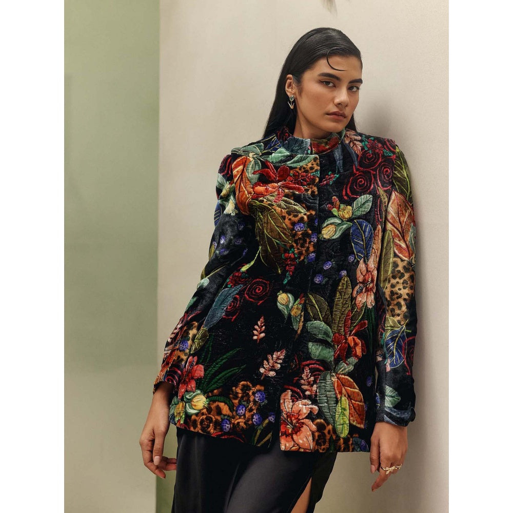 NOIB Black Valeria Jacket - Wildflower