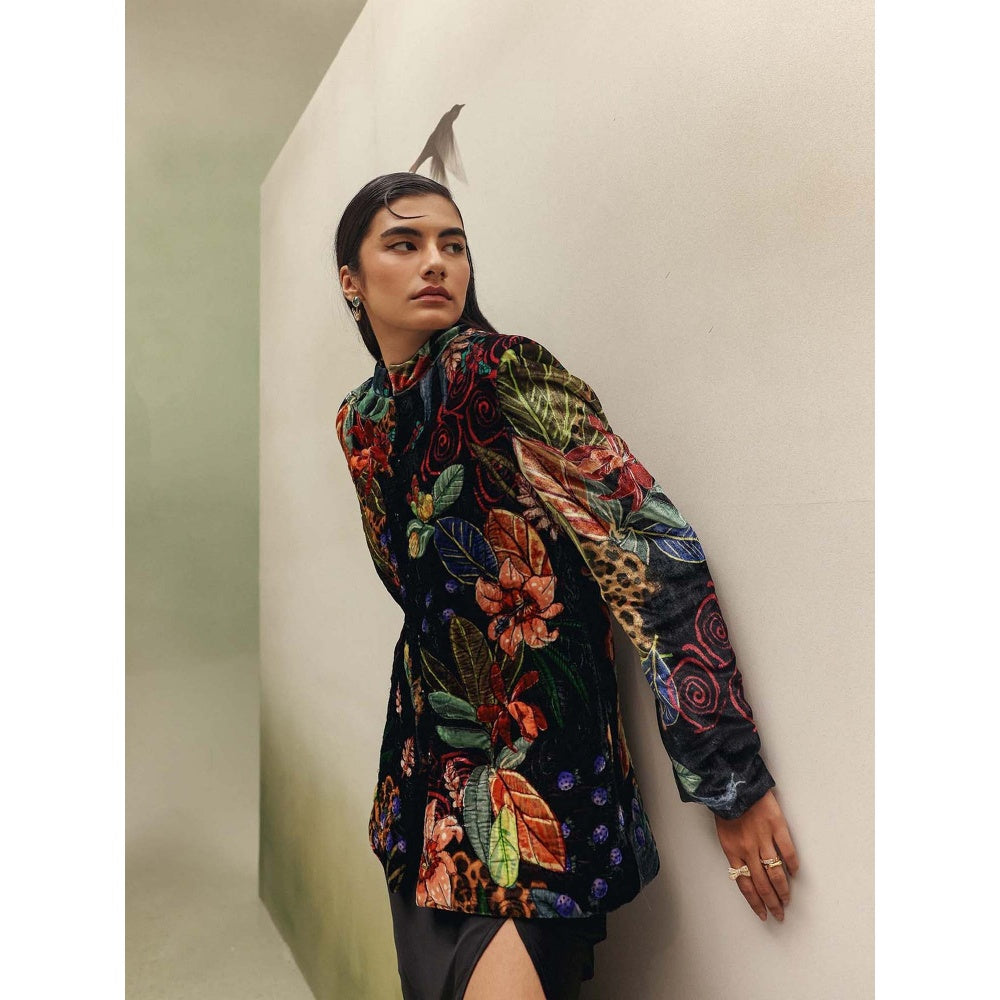 NOIB Black Valeria Jacket - Wildflower