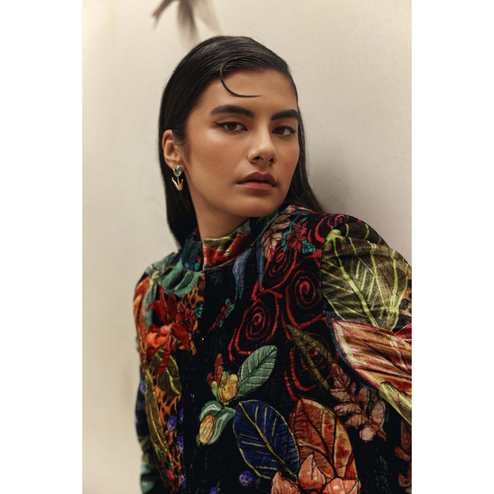 NOIB Black Valeria Jacket - Wildflower