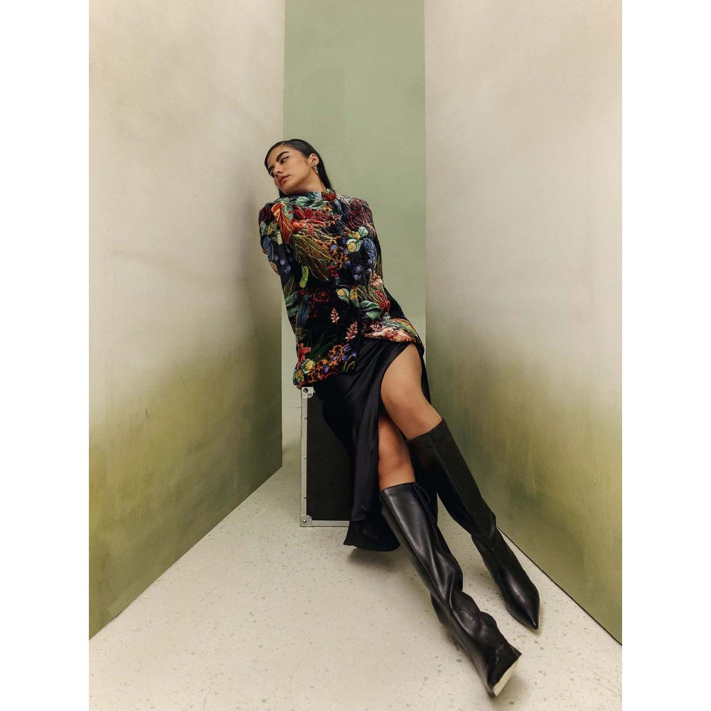 NOIB Black Valeria Jacket - Wildflower