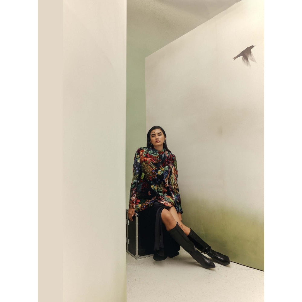 NOIB Black Valeria Jacket - Wildflower
