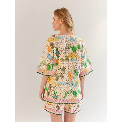 NOIB Muti Coloured Deya Cotton Shorts