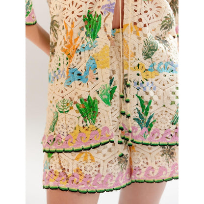 NOIB Muti Coloured Deya Cotton Shorts