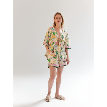 NOIB Muti Coloured Deya Cotton Shorts