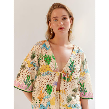 NOIB By The Sea Multi Colored Anais Top