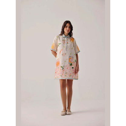 NOIB Amara Mini Dress - Azure