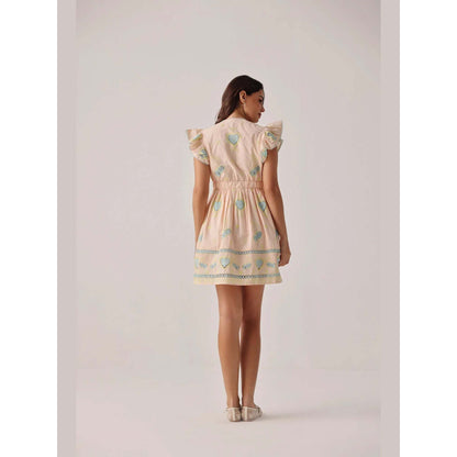NOIB Estella Mini Dress - Peach