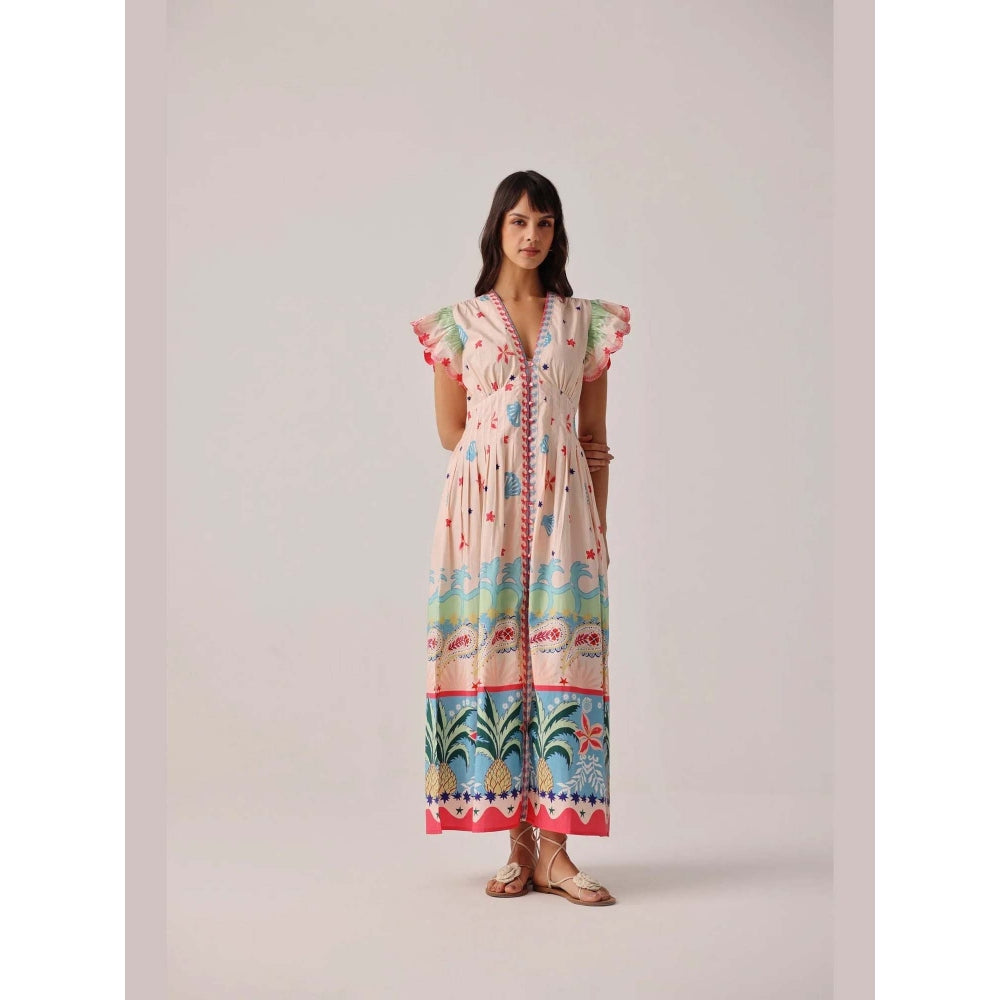 NOIB Estella Maxi Dress - Ananas