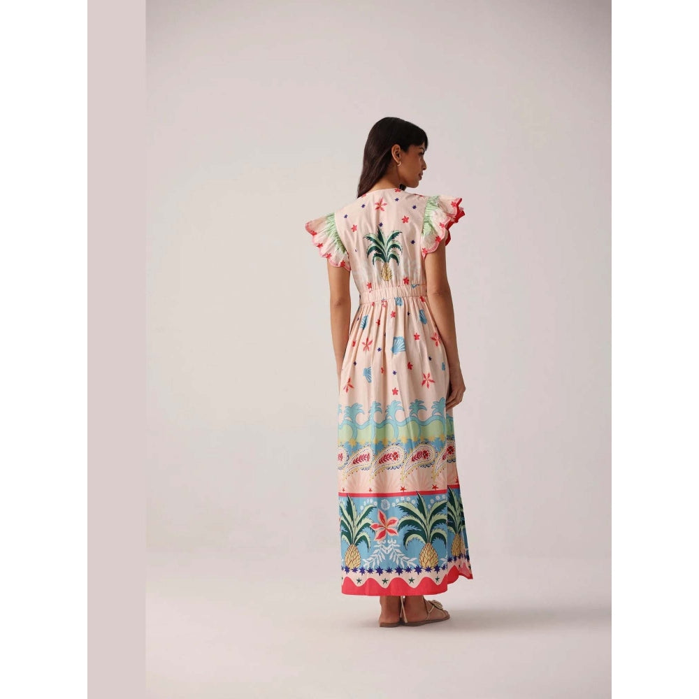 NOIB Estella Maxi Dress - Ananas