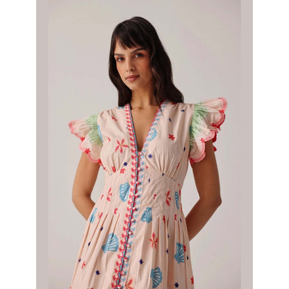 NOIB Estella Maxi Dress - Ananas