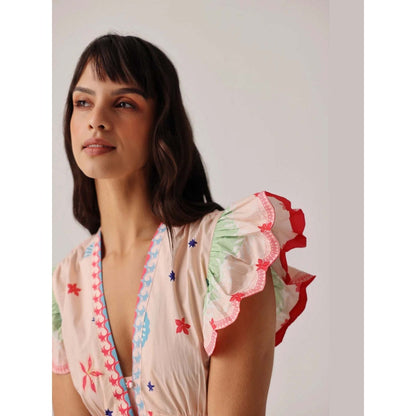 NOIB Estella Maxi Dress - Ananas