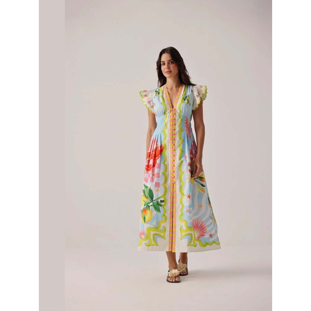 NOIB Estella Maxi Dress - Summer Zest