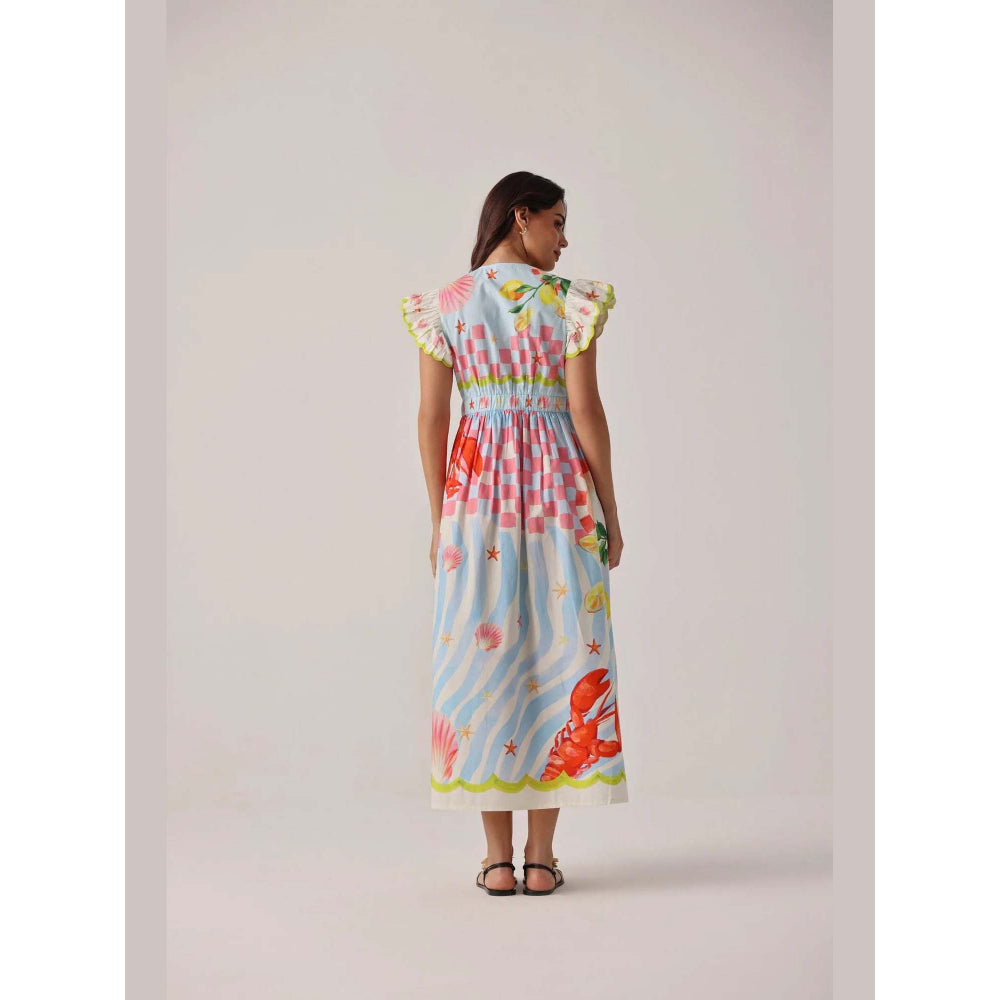NOIB Estella Maxi Dress - Summer Zest