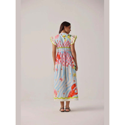 NOIB Estella Maxi Dress - Summer Zest
