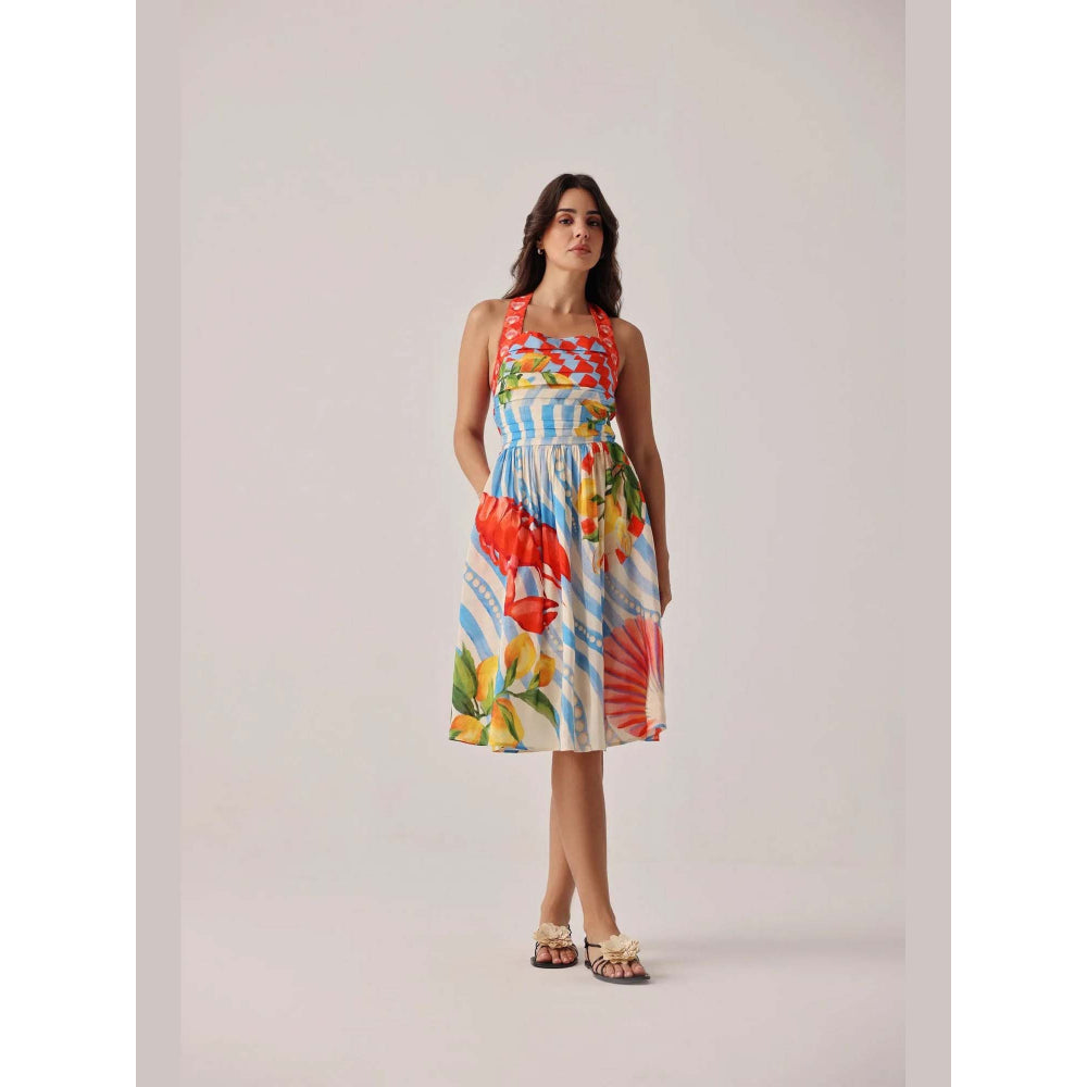 NOIB Hazel Midi Dress - Summer Zest