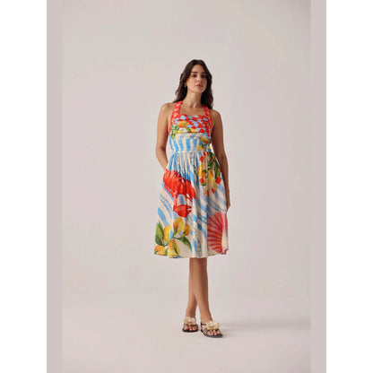 NOIB Hazel Midi Dress - Summer Zest
