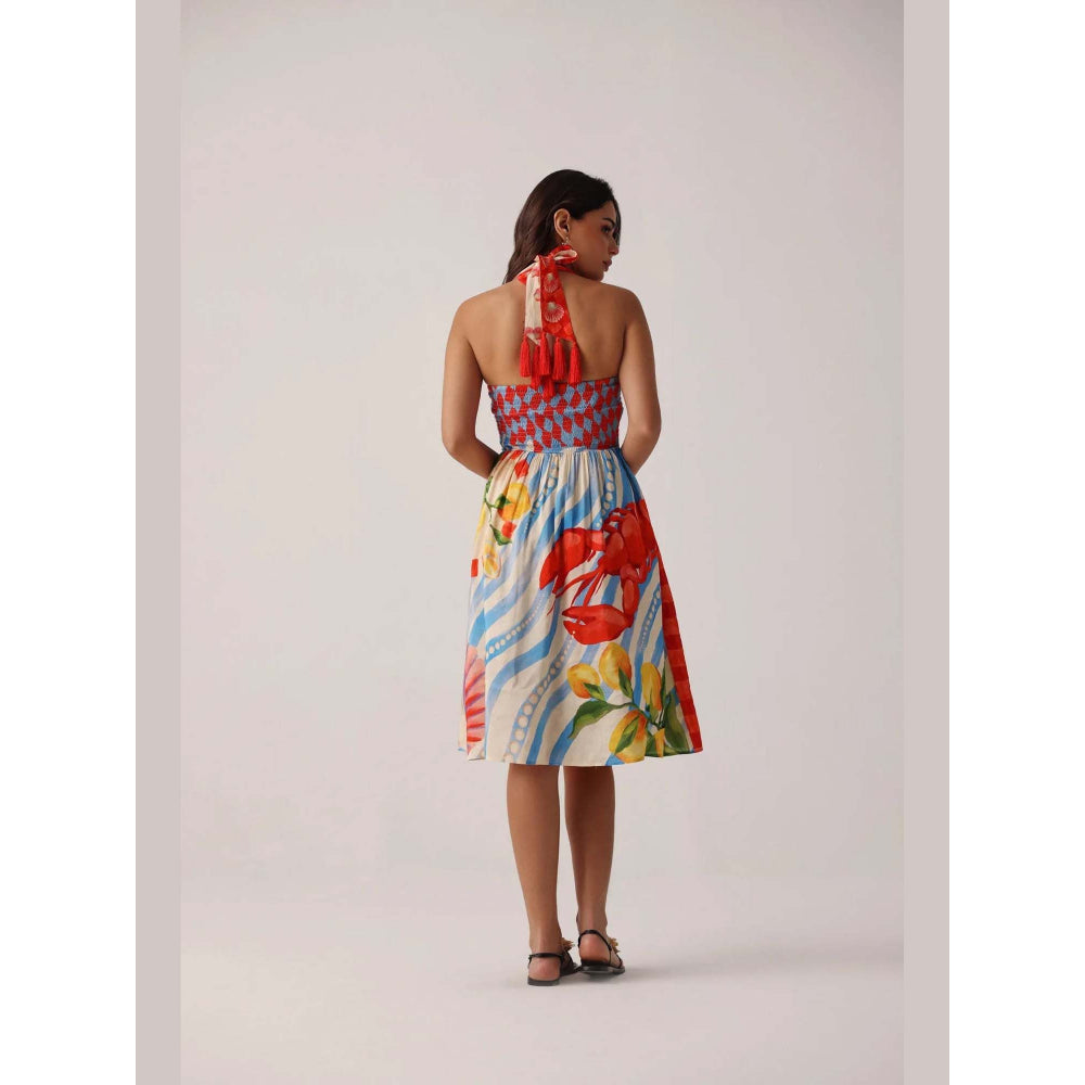NOIB Hazel Midi Dress - Summer Zest