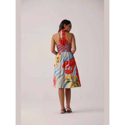 NOIB Hazel Midi Dress - Summer Zest