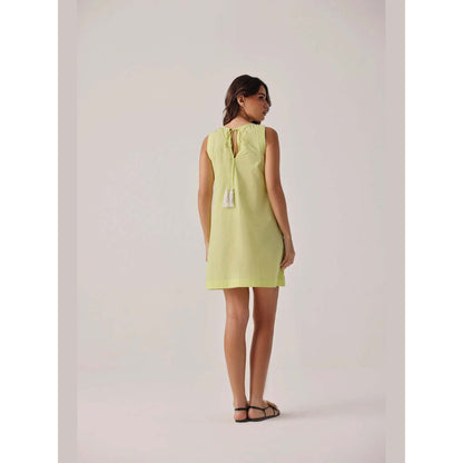 NOIB Harper Mini Dress - Lime