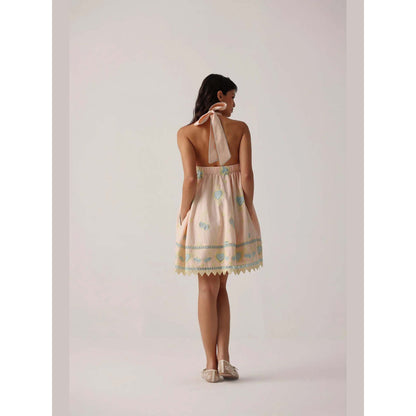 NOIB Hazel Mini Dress - Peach