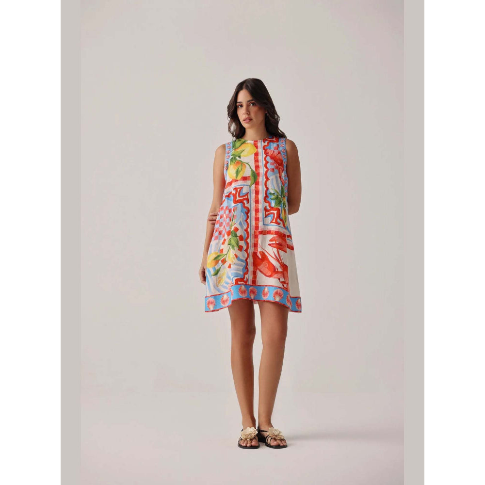 NOIB Harper Mini Dress - Summer Zest