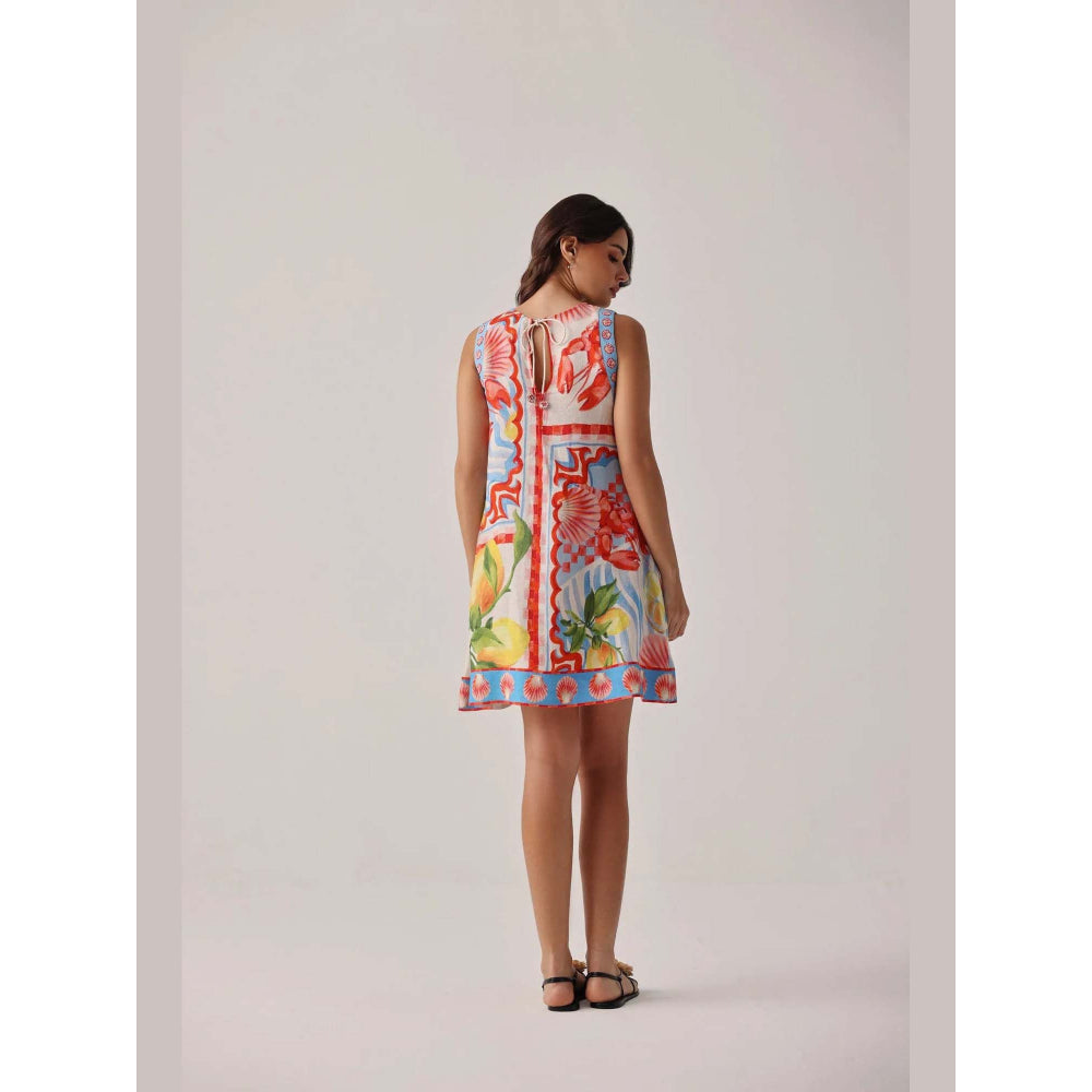 NOIB Harper Mini Dress - Summer Zest