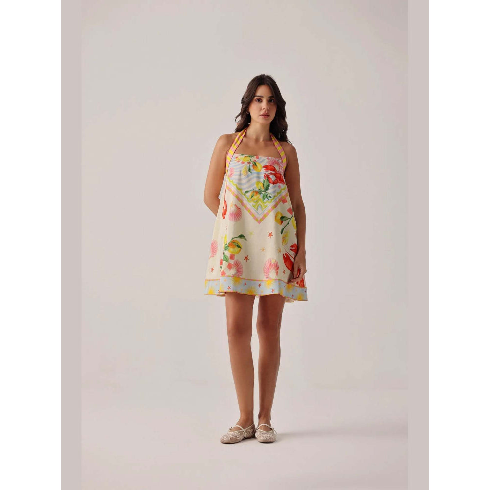 NOIB Hazel Mini Dress - Summer Zest