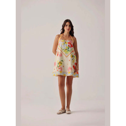 NOIB Hazel Mini Dress - Summer Zest