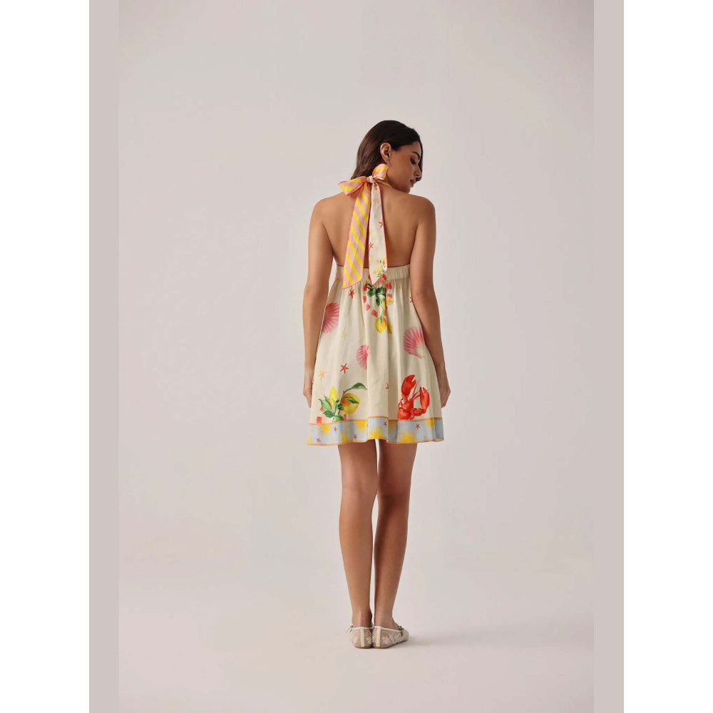 NOIB Hazel Mini Dress - Summer Zest